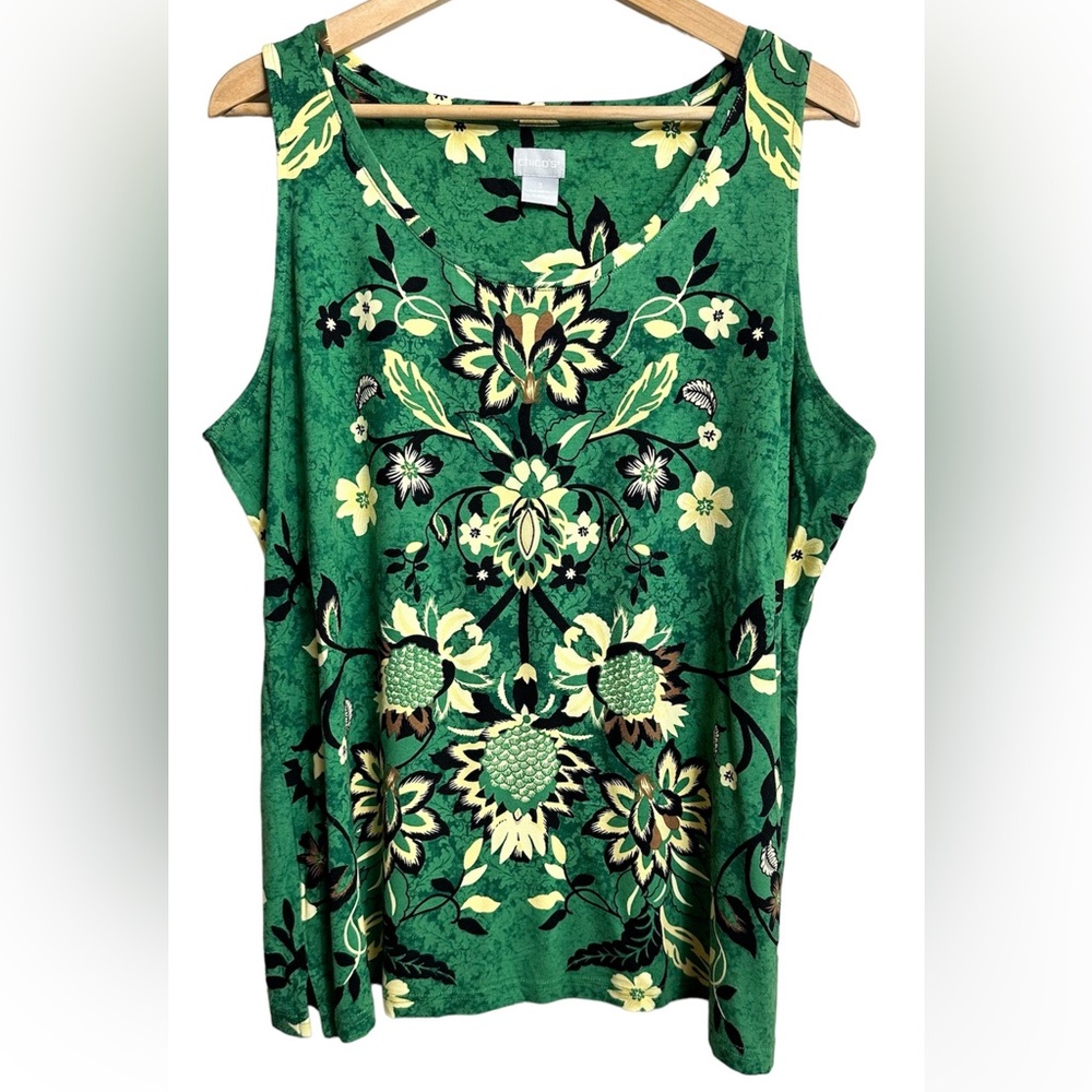 Chico’s Soft and Stretchy Tank Top Size 3 (XL)